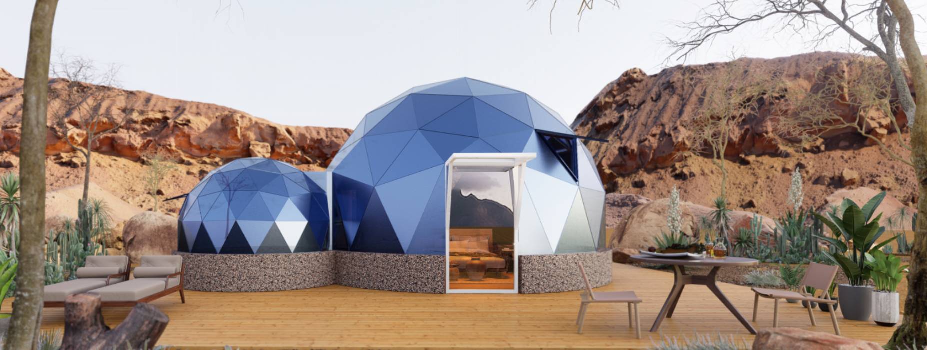 肥西县球形智能光伏玻璃星空房